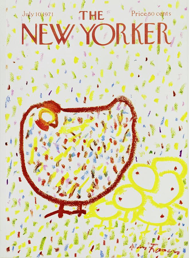 New Yorker July 10th 1971 Painting by Andre Francois New Yorker July 10th 1971 Painting by Andre Francois