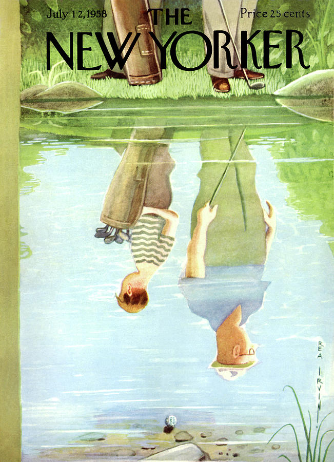New Yorker July 12th, 1958 Painting by Rea Irvin
