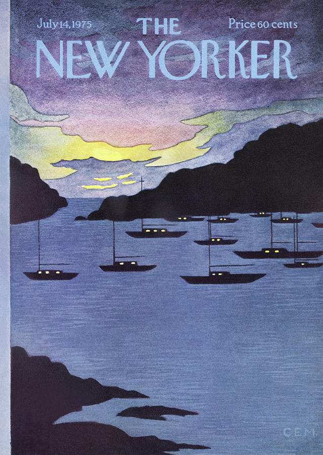 New Yorker July 14th, 1975 Painting by Charles E Martin