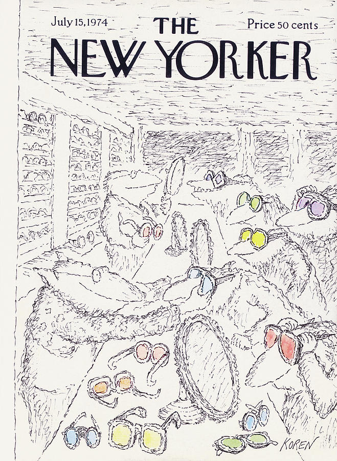 New Yorker July 15th, 1974 Painting by Edward Koren