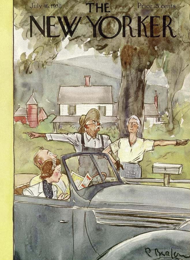New Yorker July 16, 1938 Painting by Perry Barlow New Yorker July 16, 1938 Painting by Perry Barlow