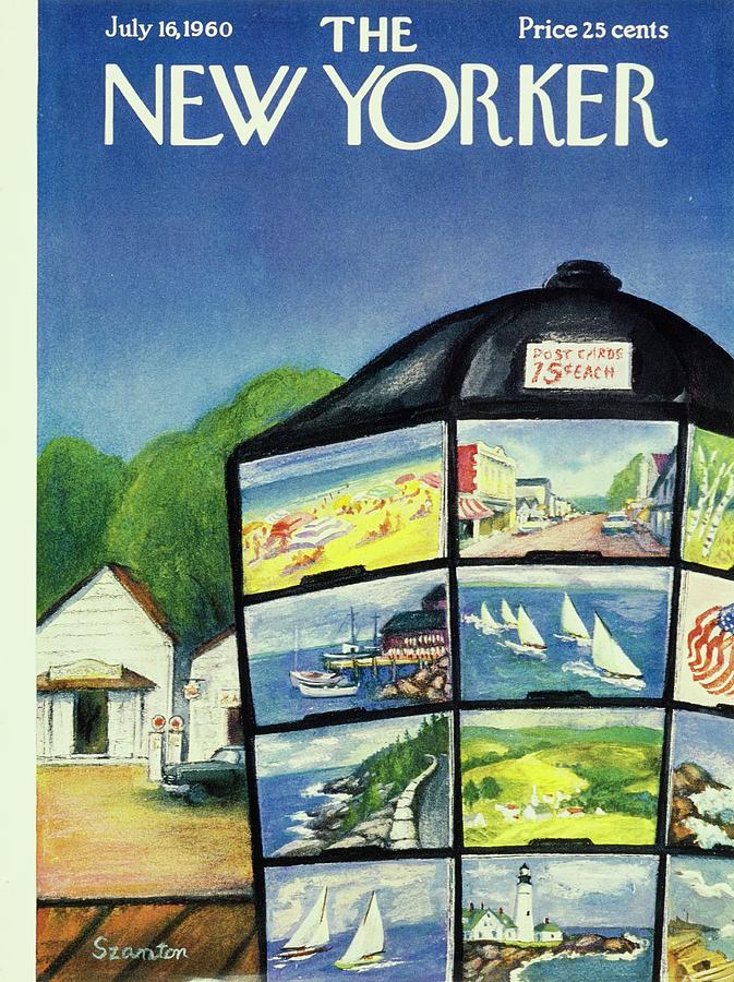 New Yorker July 16th 1960 Painting by Beatrice Szanton