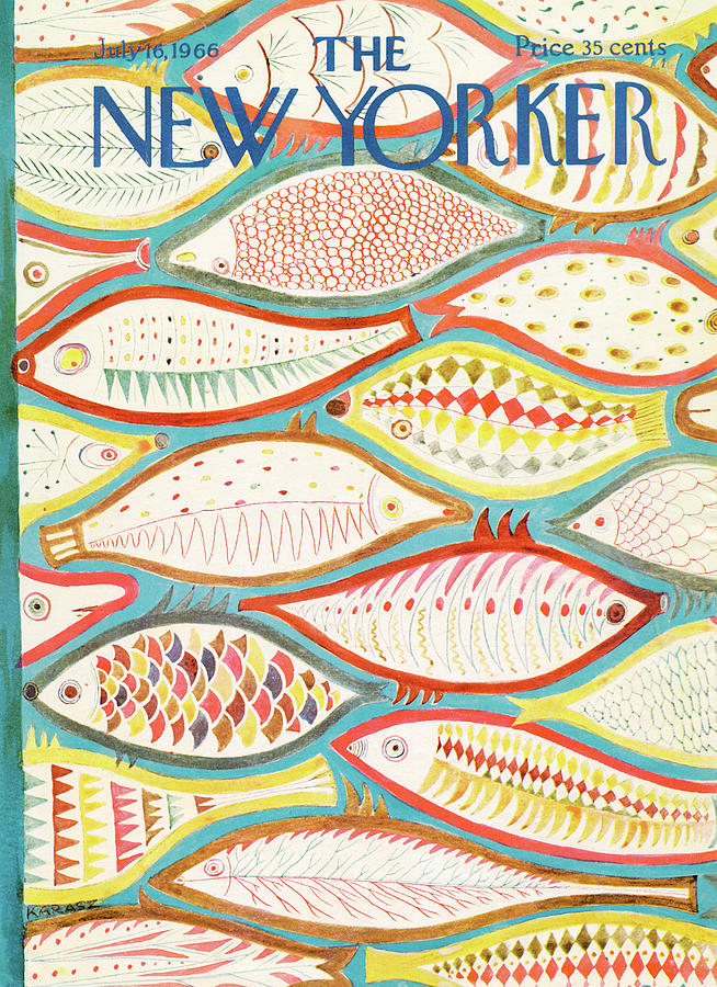 New Yorker July 16th, 1966 Painting by Ilonka Karasz
