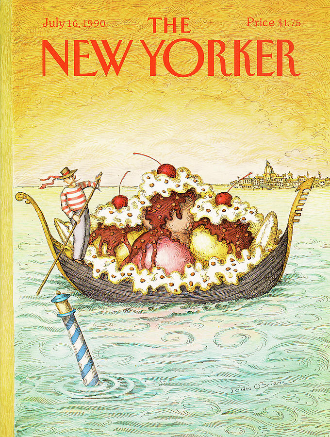 New Yorker July 16th, 1990 Painting by John OBrien