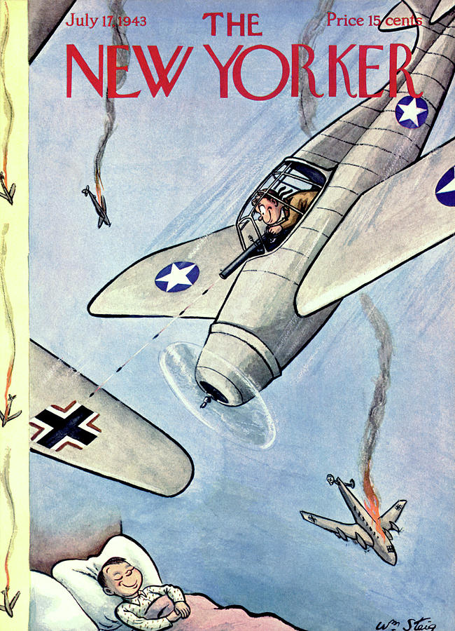 New Yorker July 17, 1943 Painting by William Steig