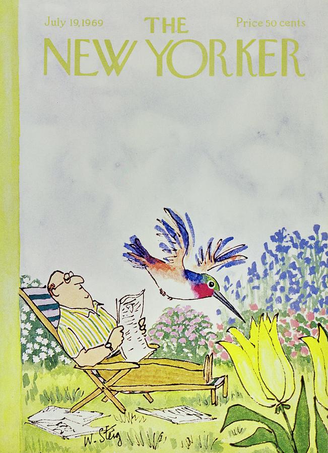 New Yorker July 19th 1969 Painting by William Steig