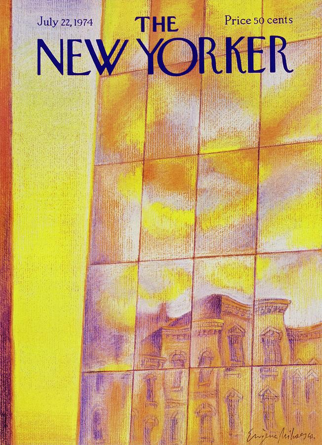 New Yorker July 22nd 1974 Painting by Eugene Mihaesco