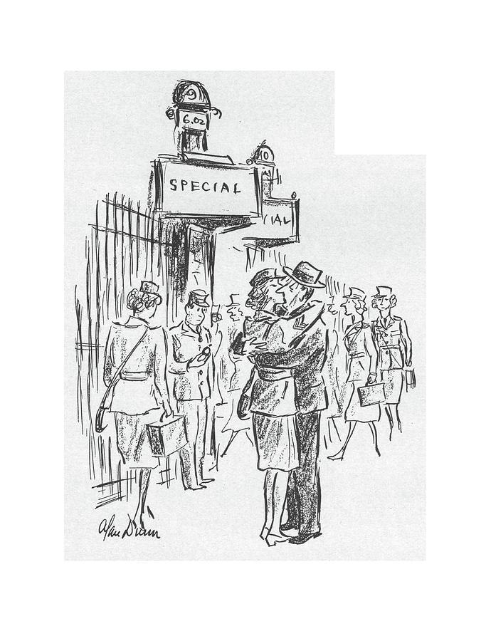 New Yorker July 25th, 1942 Drawing by Alan Dunn New Yorker July 25th, 1942 Drawing by Alan Dunn