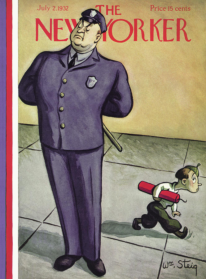 New Yorker July 2nd, 1932 Painting by William Steig
