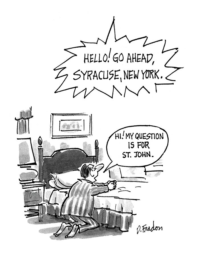 New Yorker July 6th, 1992 Drawing by Dana Fradon