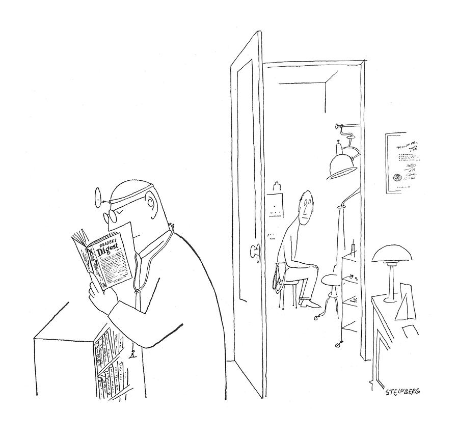 New Yorker July 8th, 1950 Drawing by Saul Steinberg New Yorker July 8th, 1950 Drawing by Saul Steinberg