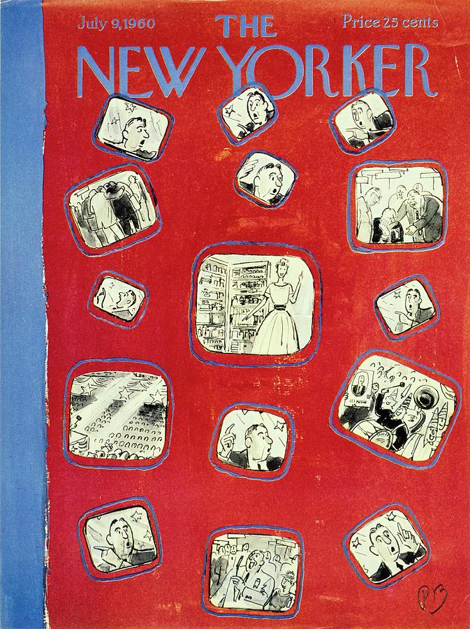 New Yorker July 9th 1960 Painting by Perry Barlow New Yorker July 9th 1960 Painting by Perry Barlow