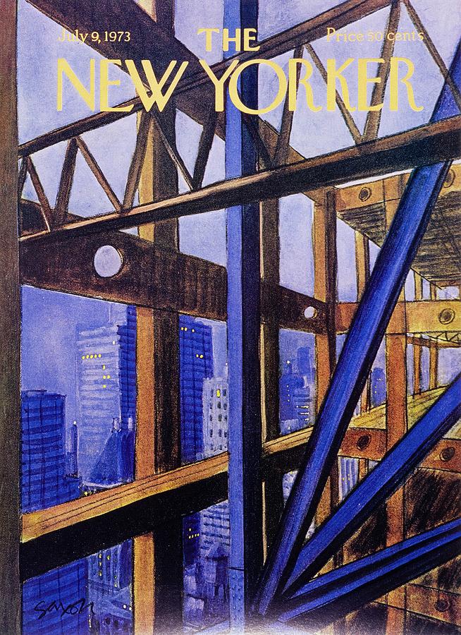 New Yorker July 9th 1973 Painting by Charles D Saxon