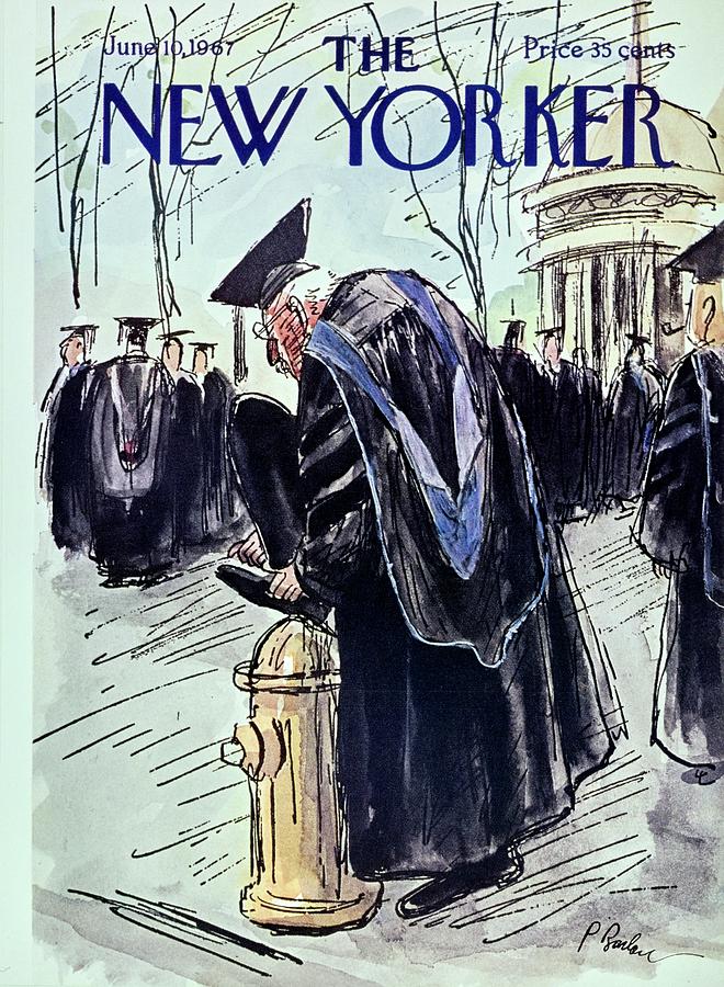 New Yorker June 10th 1967 Painting by Perry Barlow