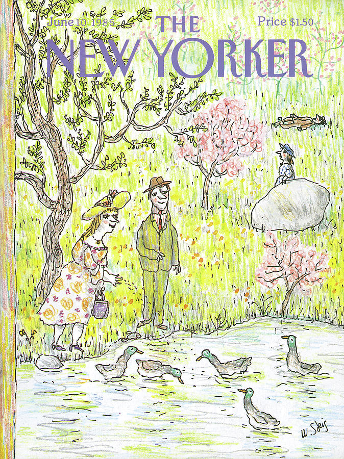 New Yorker June 10th, 1985 Painting by William Steig