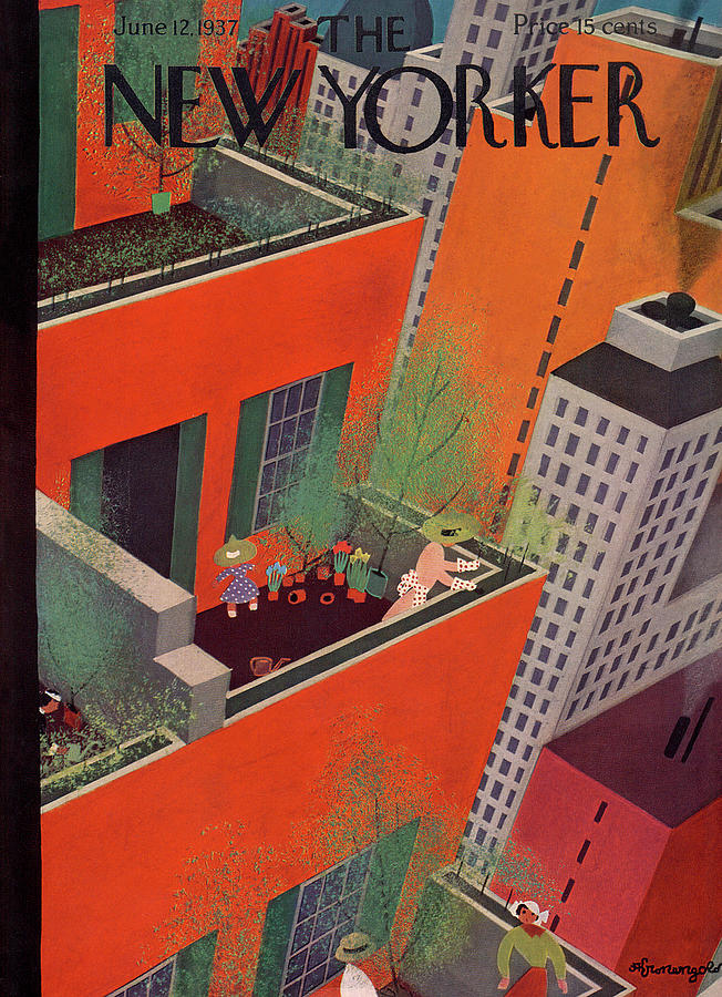 New Yorker June 12, 1937 Painting by Adolph K Kronengold