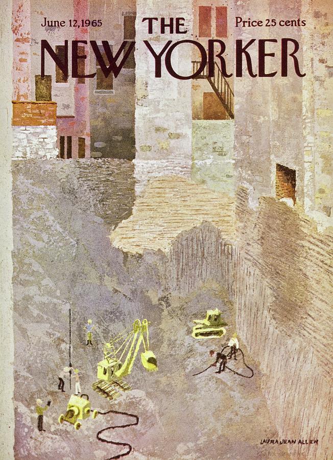 New Yorker June 12th 1965 Painting by Laura Jean Allen