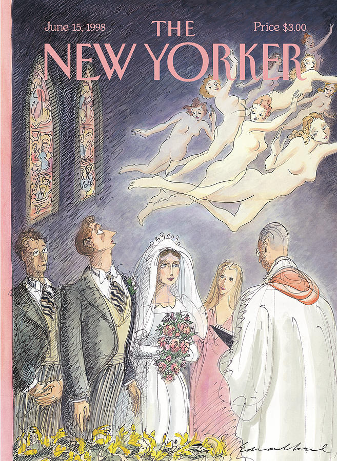 New Yorker June 15th, 1998 Painting by Edward Sorel New Yorker June 15th, 1998 Painting by Edward Sorel