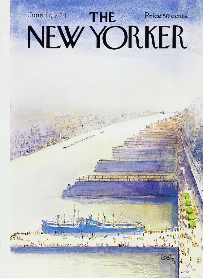 New Yorker June 17th 1974 Painting by Arthur Getz New Yorker June 17th 1974 Painting by Arthur Getz