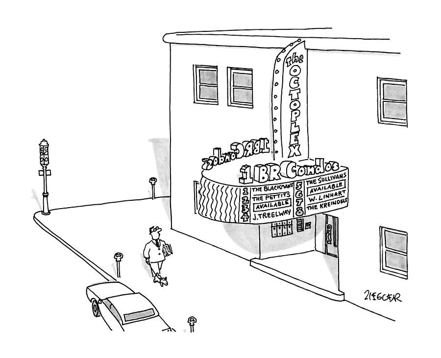 New Yorker June 18th, 1990 Drawing by Jack Ziegler New Yorker June 18th, 1990 Drawing by Jack Ziegler