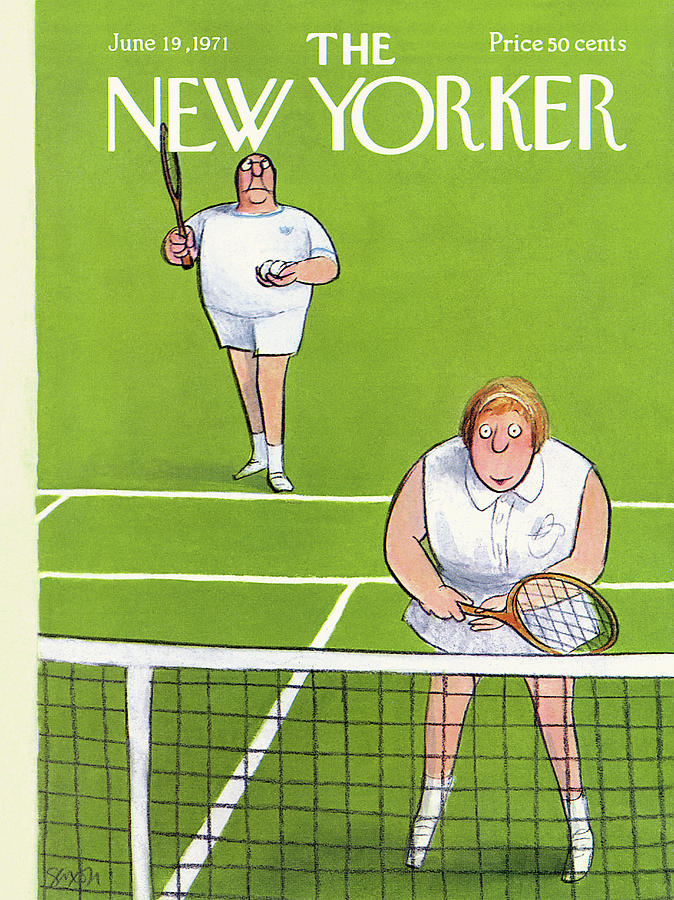 New Yorker June 19th, 1971 Painting by Charles Saxon