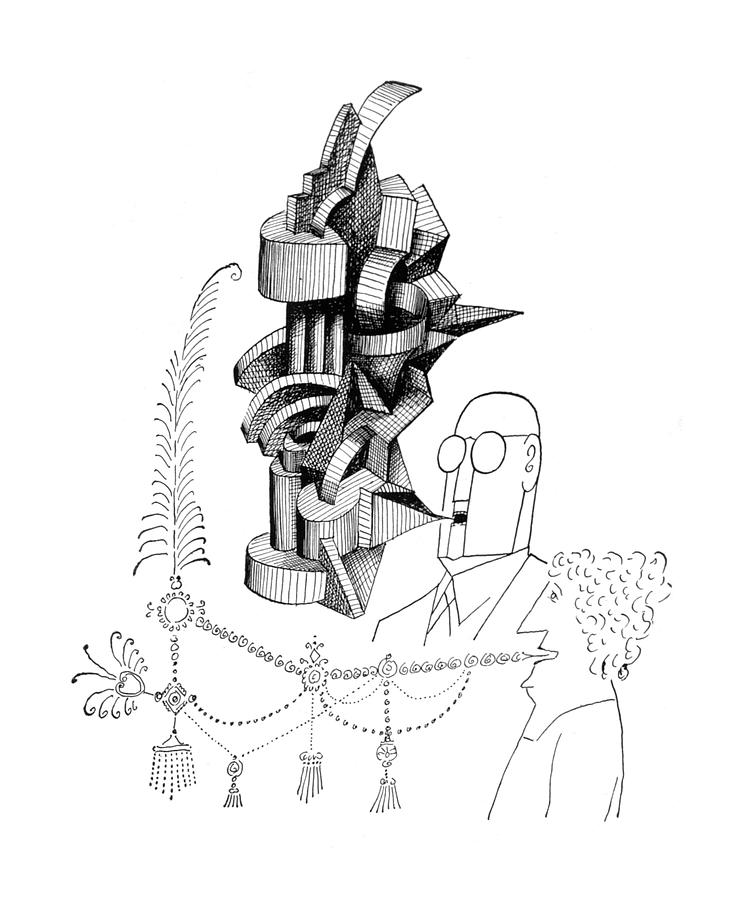 New Yorker June 1st, 1957 Drawing by Saul Steinberg