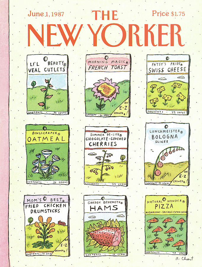 New Yorker June 1st, 1987 Painting by Roz Chast New Yorker June 1st, 1987 Painting by Roz Chast