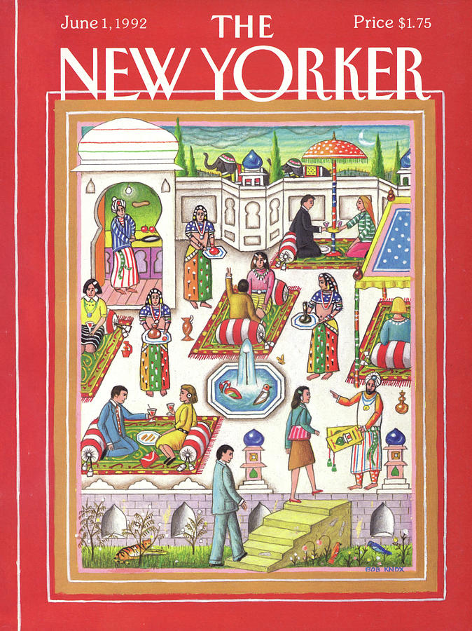 New Yorker June 1st, 1992 Painting by Bob Knox New Yorker June 1st, 1992 Painting by Bob Knox