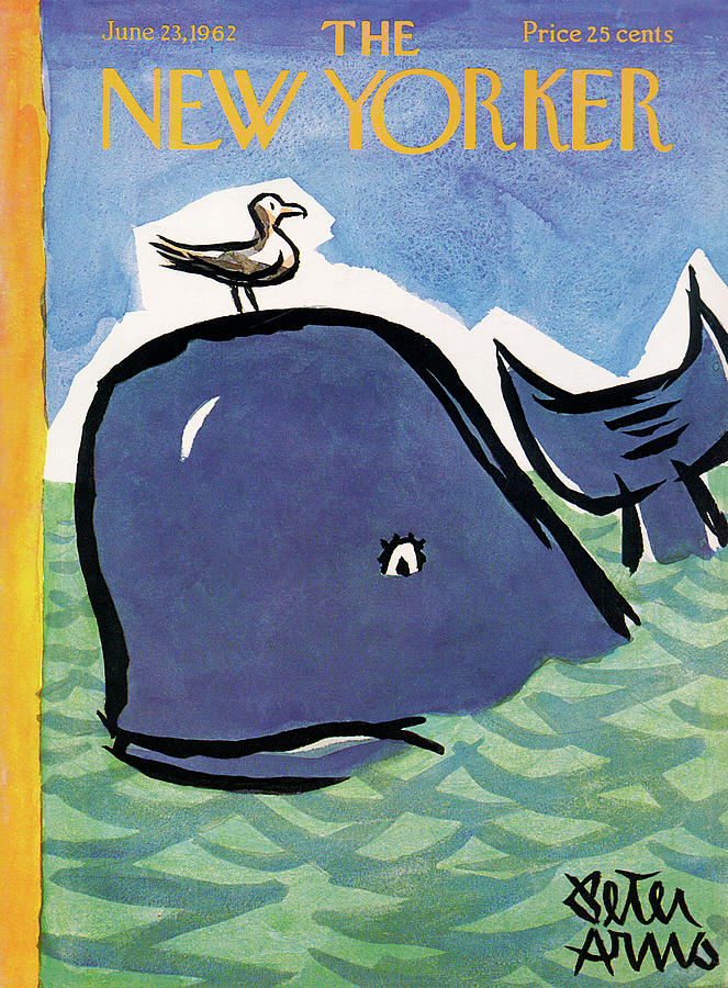 Seagull Painting - New Yorker June 23rd, 1962 by Peter Arno