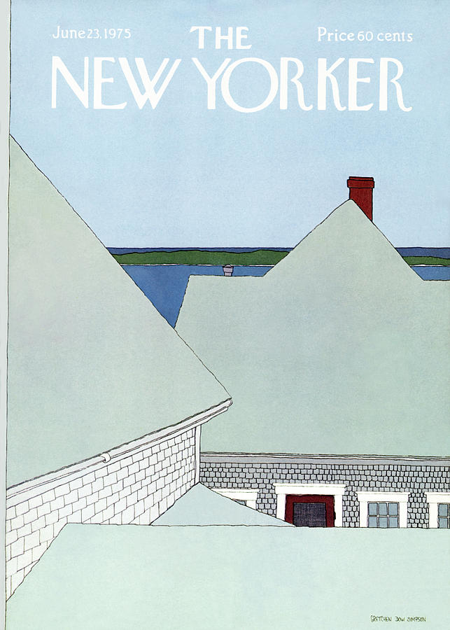 New Yorker June 23rd, 1975 Painting by Gretchen Dow Simpson