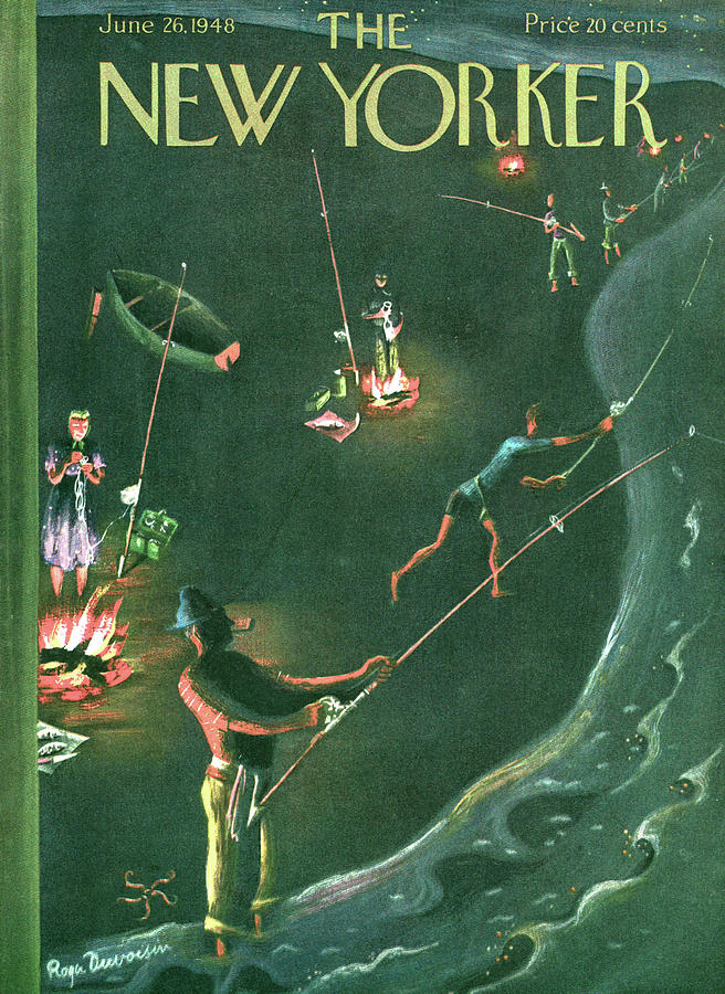 New Yorker June 26th, 1948 Painting by Roger Duvoisin