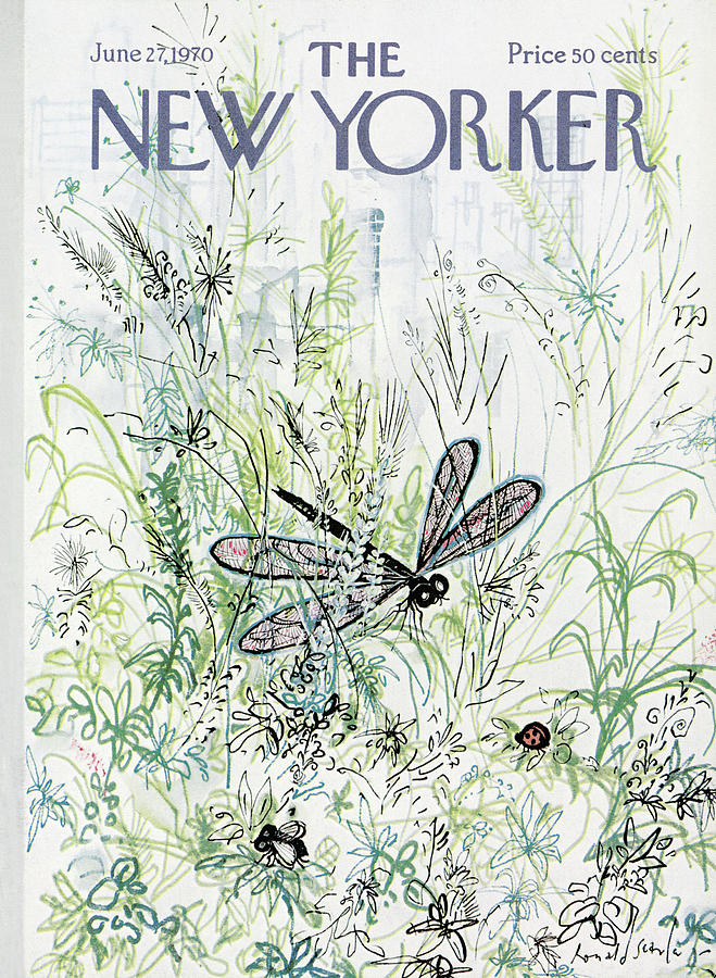 New Yorker June 27th, 1970 Painting by Ronald Searle