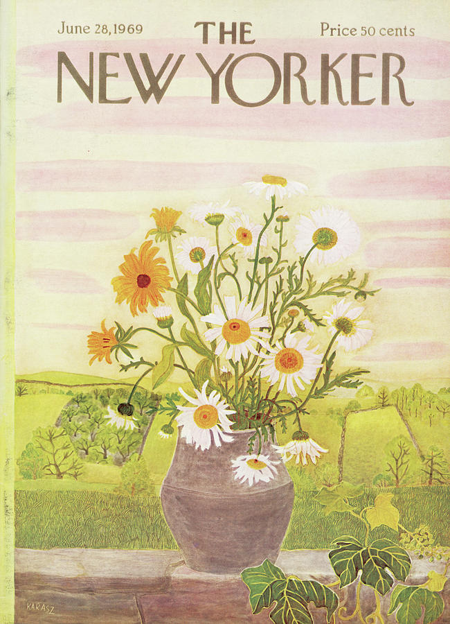 New Yorker June 28th, 1969 Painting by Ilonka Karasz