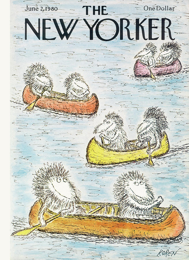 New Yorker June 2nd, 1980 Painting by Edward Koren