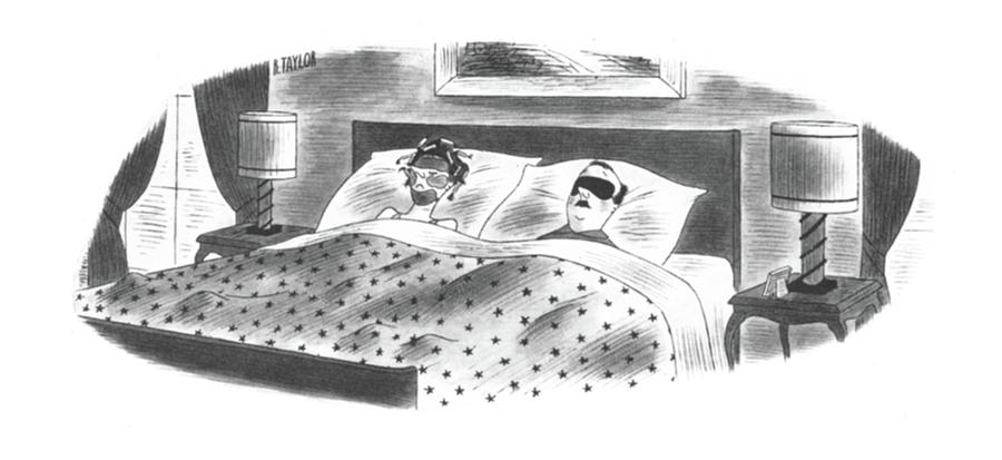 Chin Strap Drawing - New Yorker June 8th, 1940 by Richard Taylor