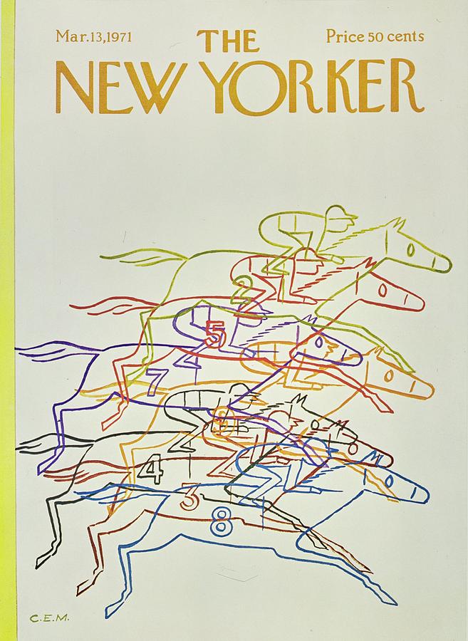 New Yorker March 13th 1971 Painting by Charles Martin