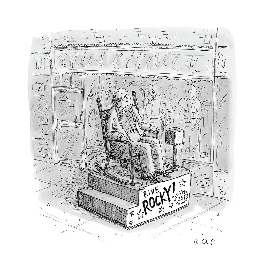 Ride Rocky Drawing by Roz Chast