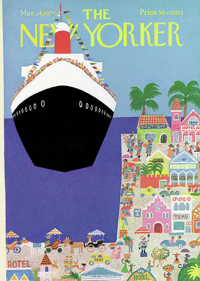 New Yorker March 14th, 1970 Painting by Charles E Martin