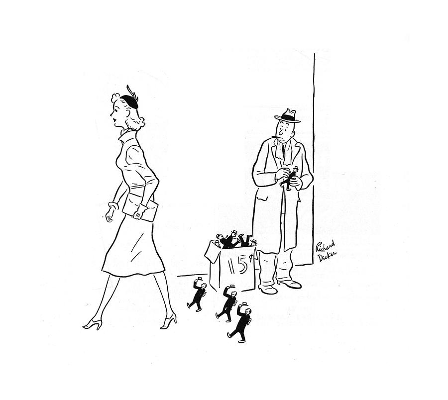 New Yorker March 15th, 1941 Drawing by Richard Decker