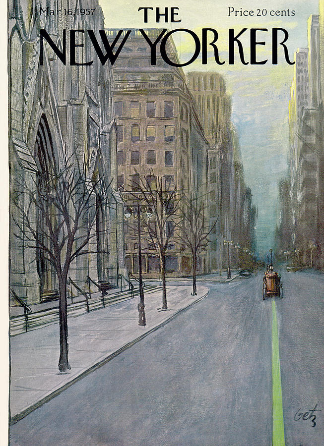 New Yorker March 16th, 1957 Painting by Arthur Getz