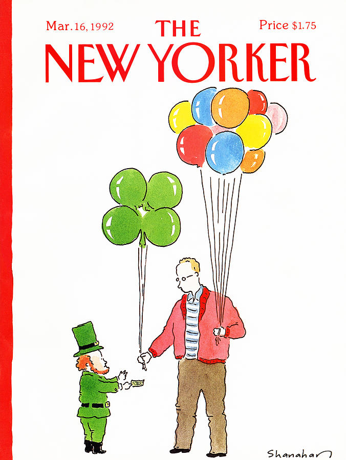 New Yorker March 16th, 1992 Painting by Danny Shanahan New Yorker March 16th, 1992 Painting by Danny Shanahan