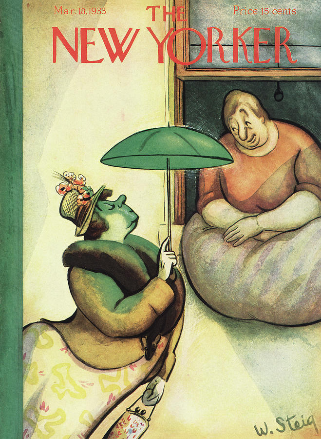 New Yorker March 18th, 1933 Painting by William Steig