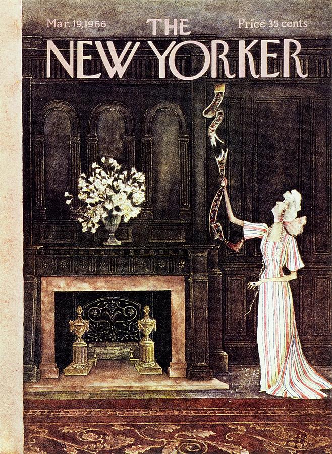 New Yorker March 19th 1966 Painting by Mary Petty