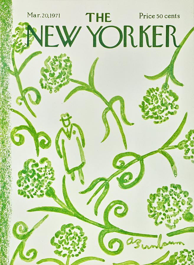 New Yorker March 20th 1971 Painting by Aaron Birnbaum