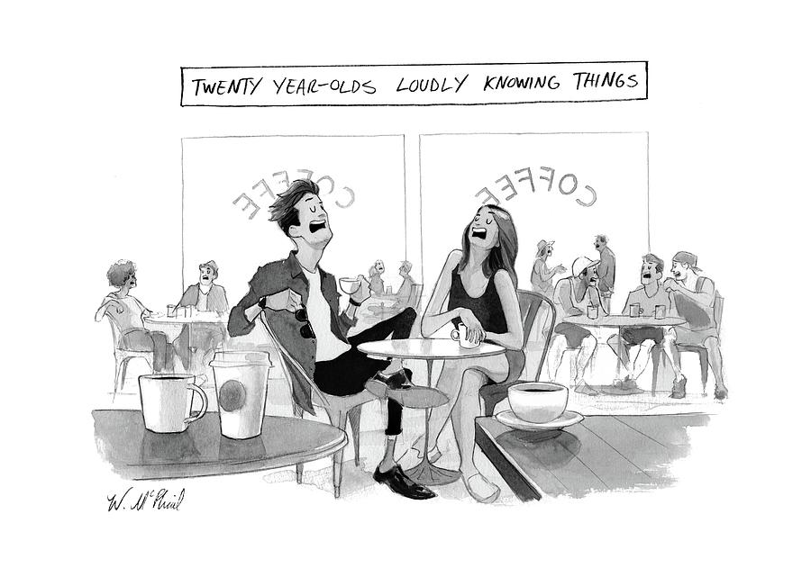 New Yorker March 20th, 2017 Drawing by Will McPhail