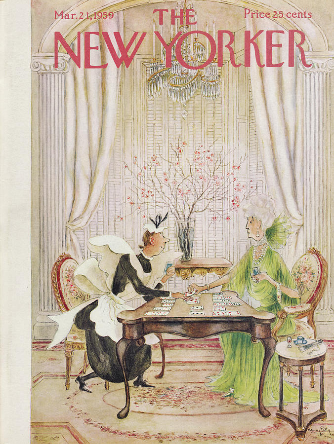 Leisure Painting - New Yorker March 21st, 1959 by Mary Petty