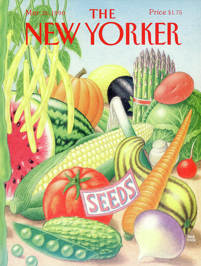New Yorker March 26th, 1990 Painting by Bob Knox