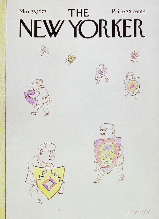New Yorker March 28th 1977 Painting by Douglas Florian