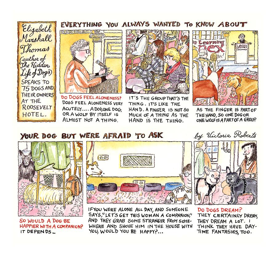 New Yorker March 28th, 1994 Drawing by Victoria Roberts