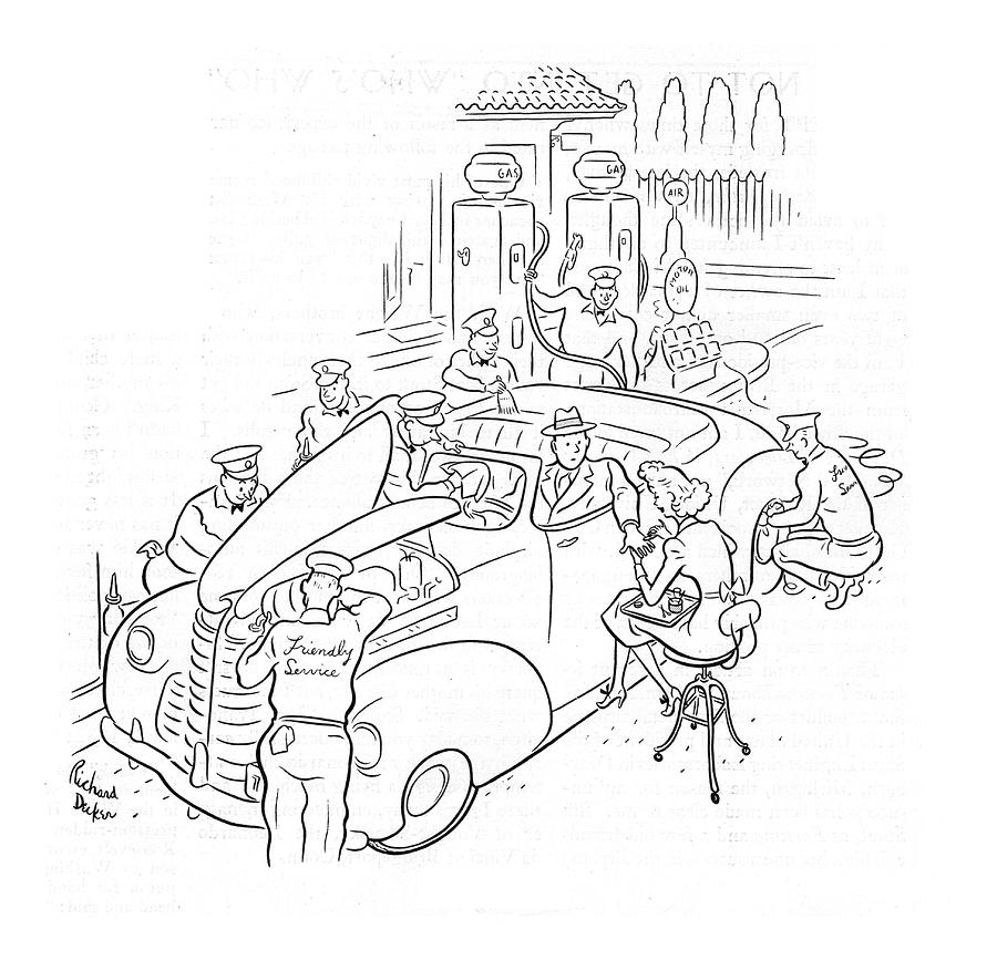New Yorker March 29th, 1941 Drawing by Richard Decker